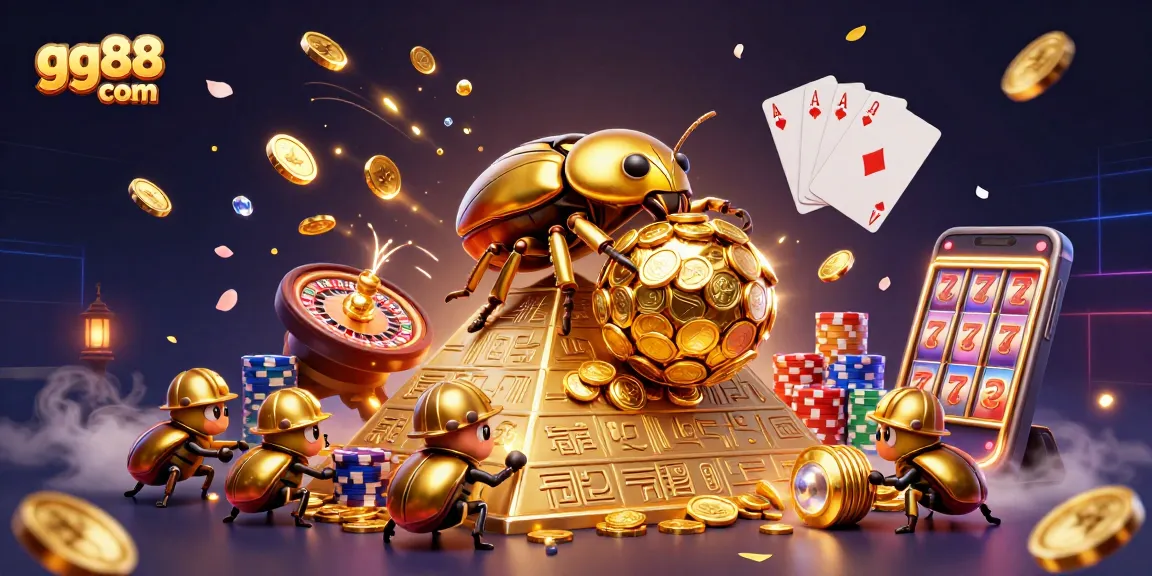 Explore the dynamic world of online gaming with gg88 com, featuring exciting casino characters and vibrant gaming elements.