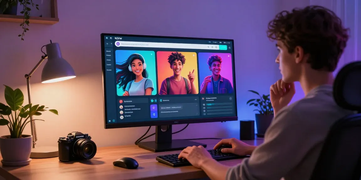Engaging with nsfw ai in a vibrant digital environment showcasing character interactions and chat interface.
