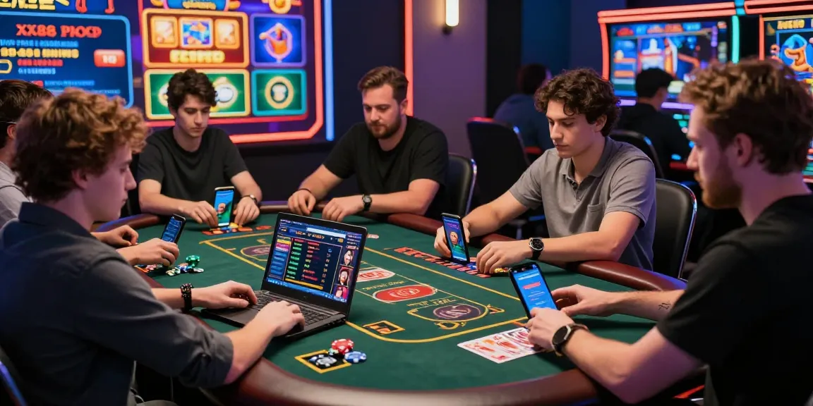 Engaging online gaming experience with players enjoying casino games at https://xx88.se.net/ showcasing vibrant interface and interactions.