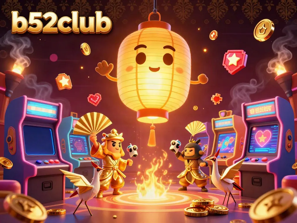 Immerse yourself in the b52club gaming experience with vibrant characters and dynamic casino elements.