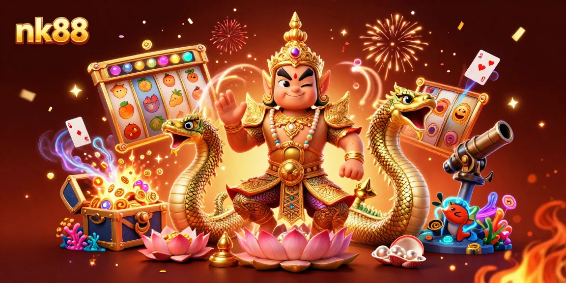 Catch big wins with nk88's thrilling slot games in this vibrant casino scene.
